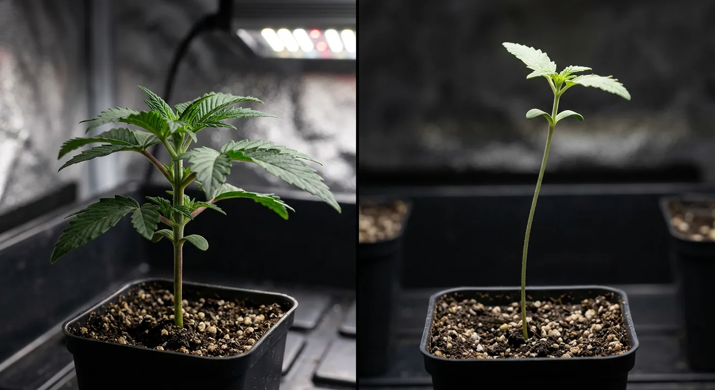 How Much Light for Cannabis Seedlings: Photoperiod vs. Autoflower