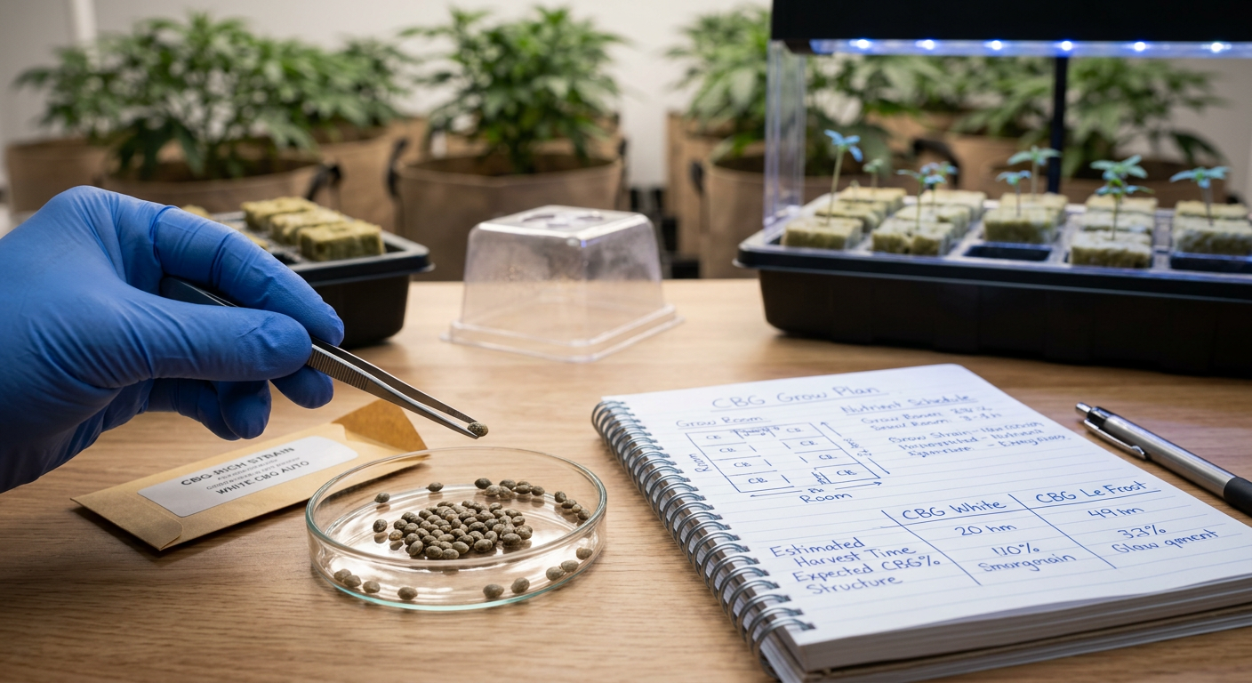Choosing Seeds for Your Grow: CBG Context and Strain Planning