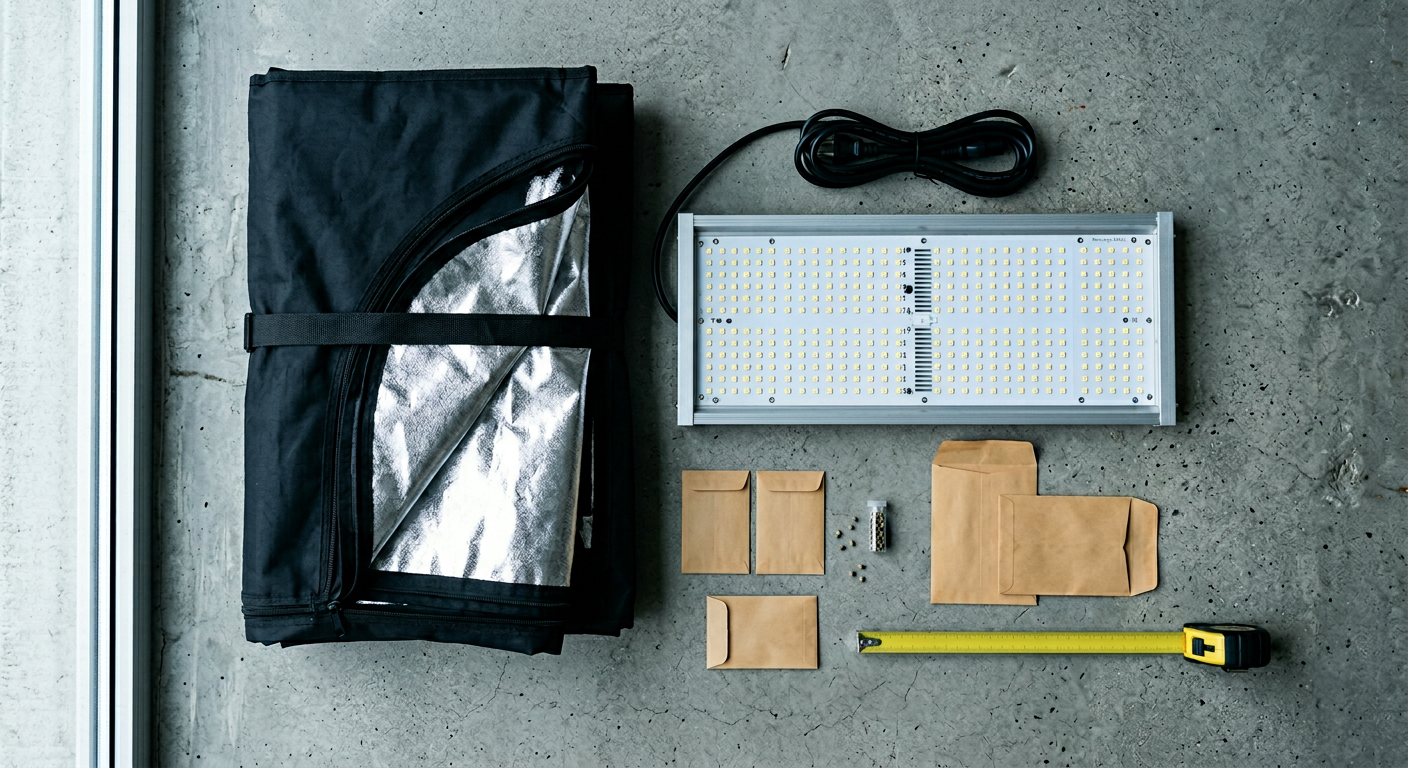 Week 1 Checklist: Seeds, Tent & Lights