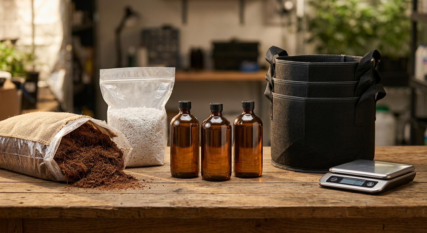 Week 2 Checklist: Growing Medium, Nutrients & Pots