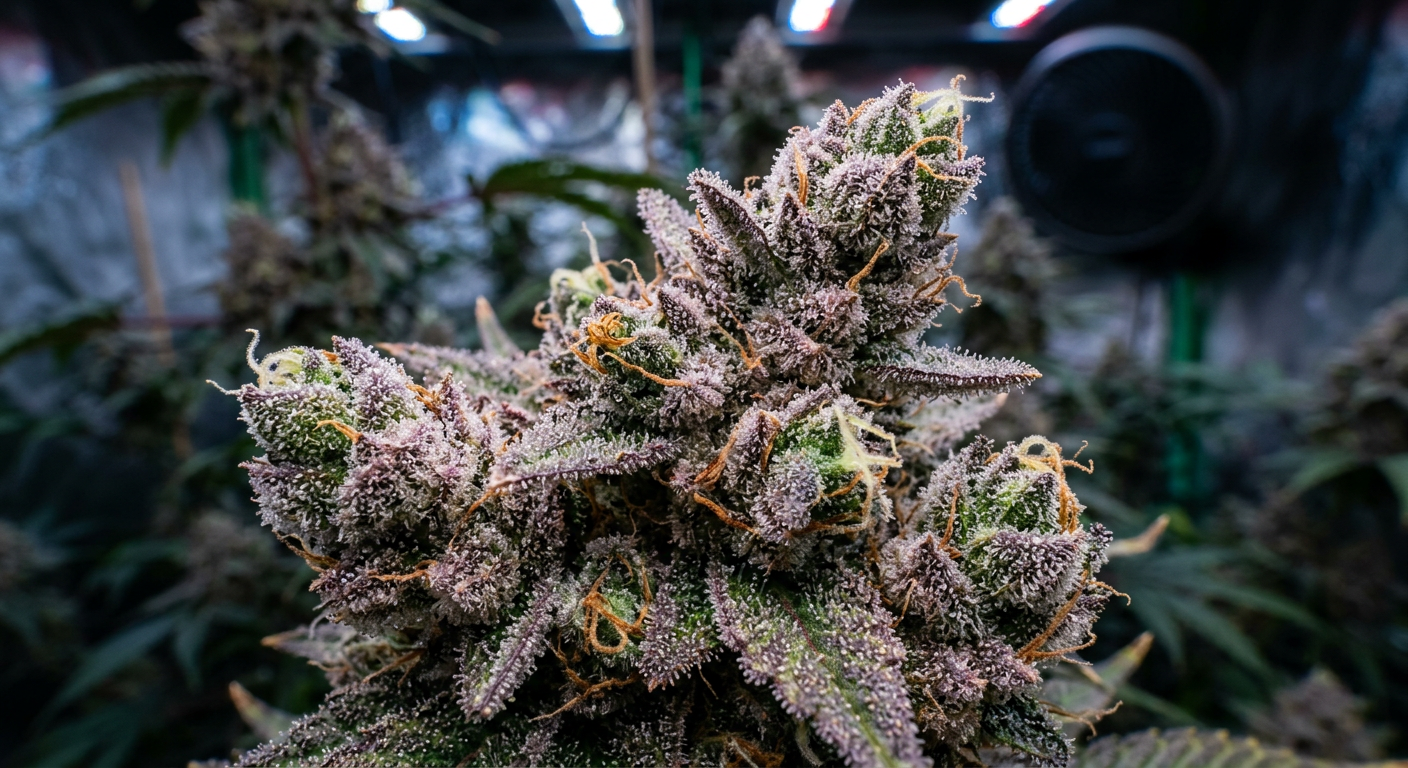 Skywalker OG Autoflower dense trichome-covered buds