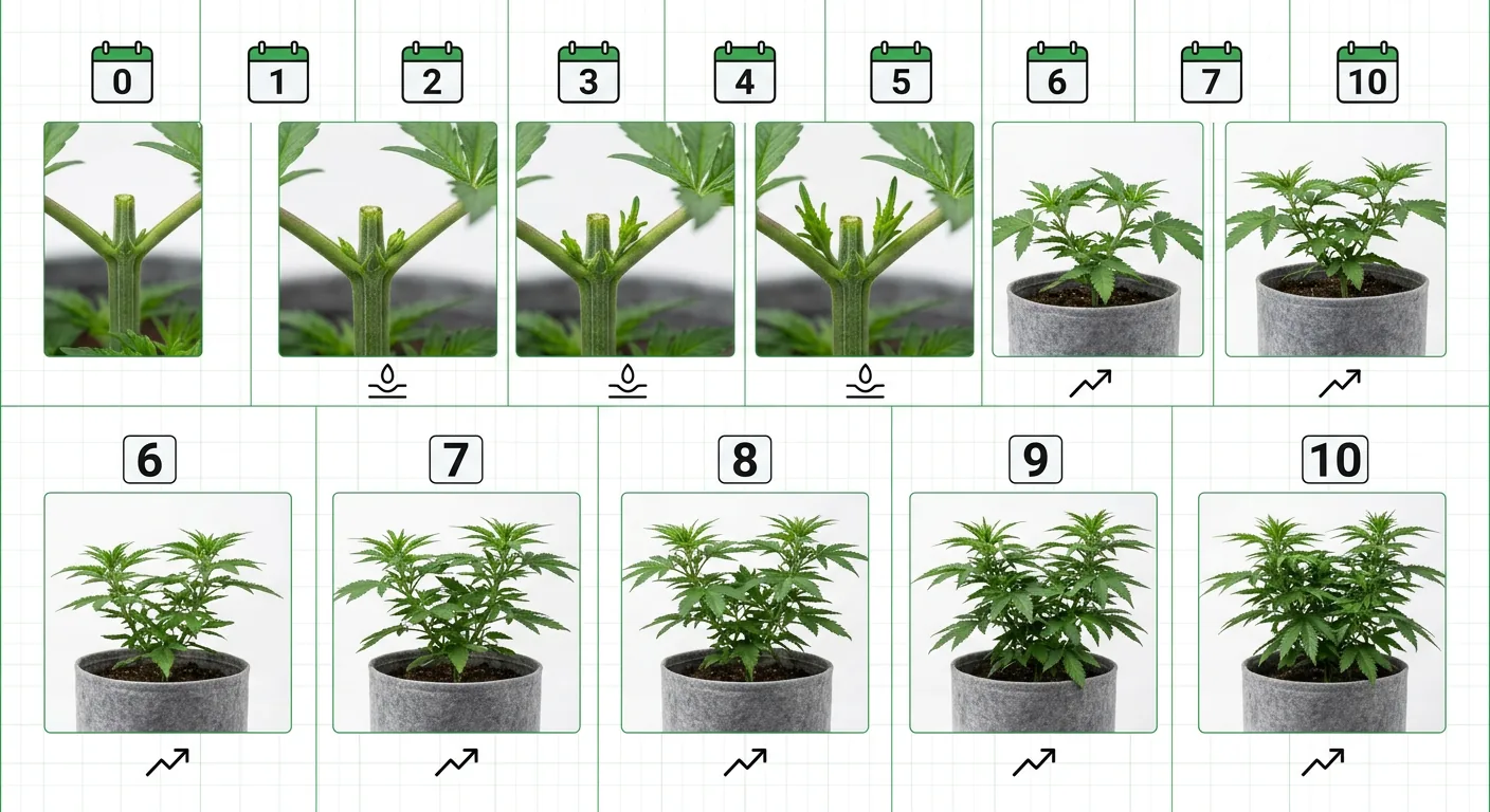 When to Top Cannabis Plants: Node Count & Timing