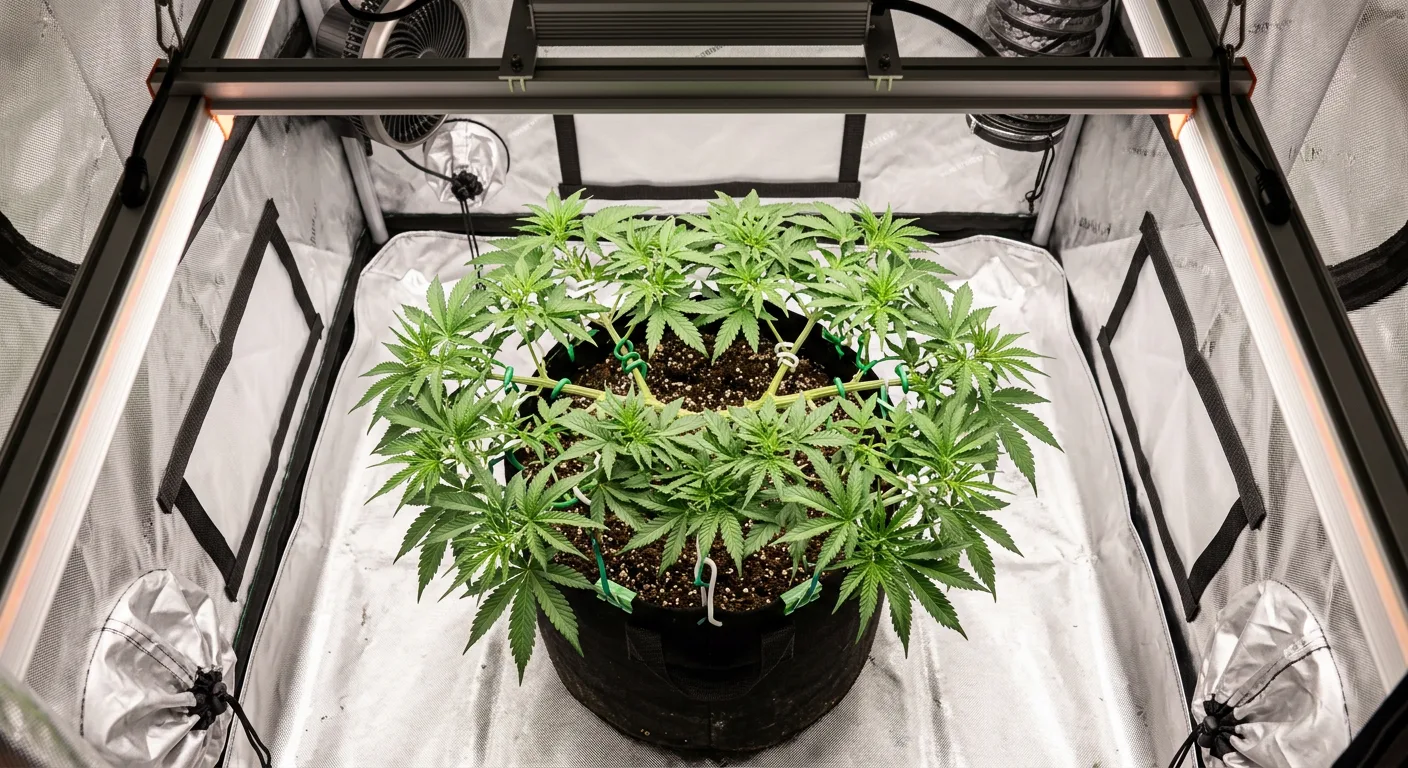 How Many Plants Fit in a 2×2 Grow Tent?