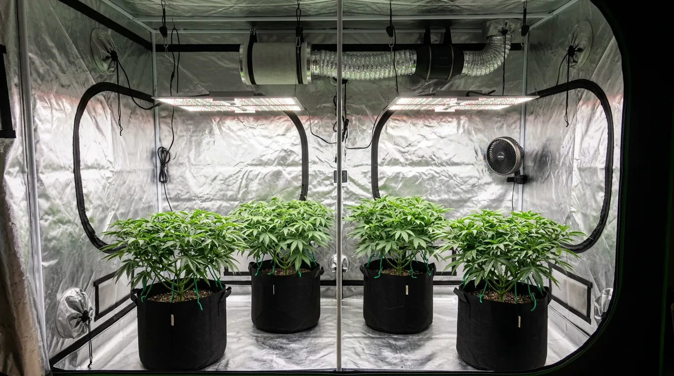 How Many Plants Fit in a 4×4 Grow Tent?