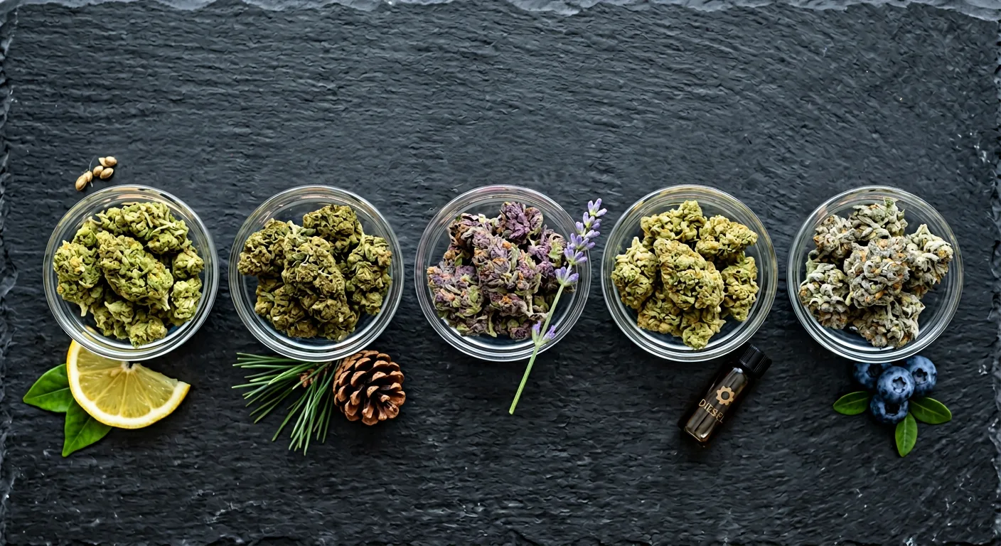 The Master Edibles Strain Comparison Table