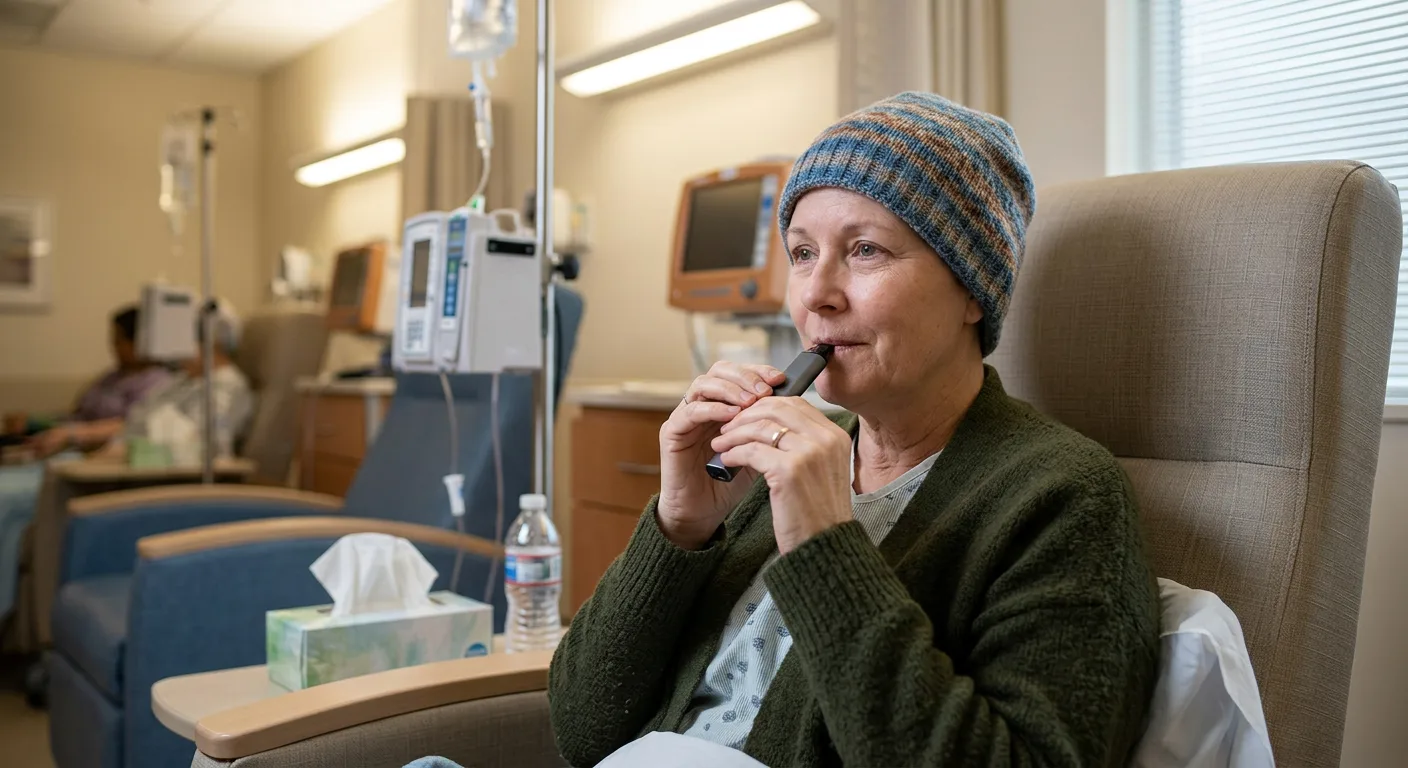 Cannabis vaporizer pens offer fast-acting nausea relief during chemotherapy sessions