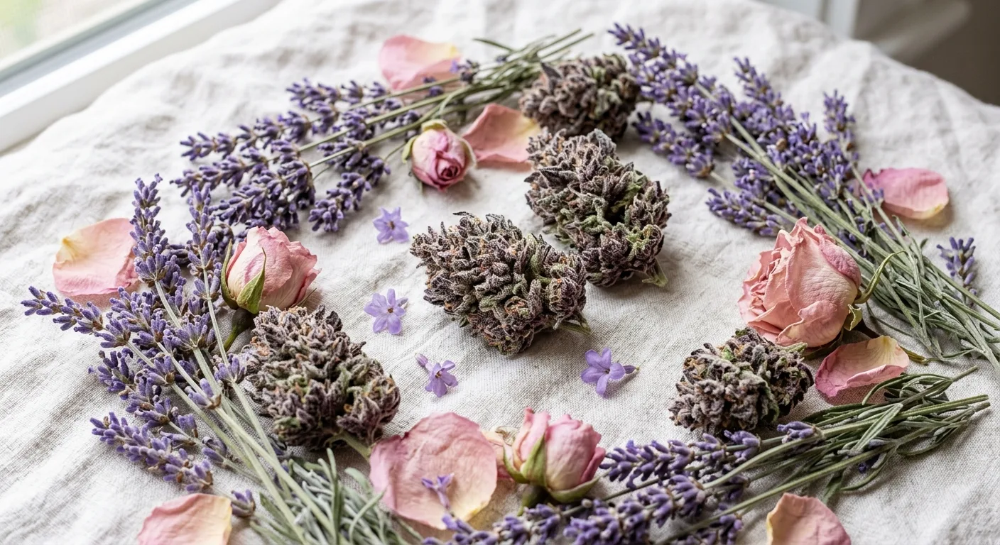 🌸 Floral Cannabis Strains: Lavender, Rose, and Perfume Notes