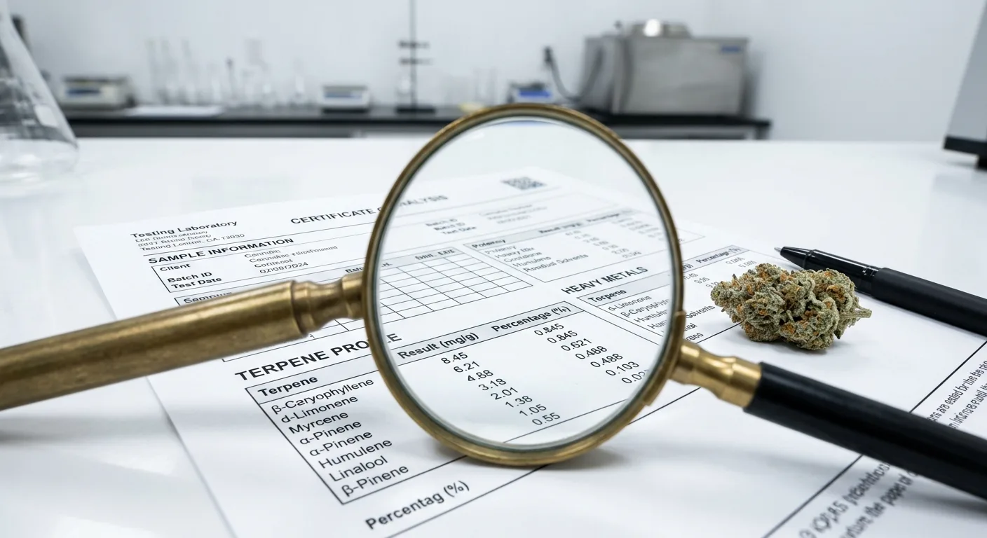 How to Read a COA for Terpene Profile Selection
