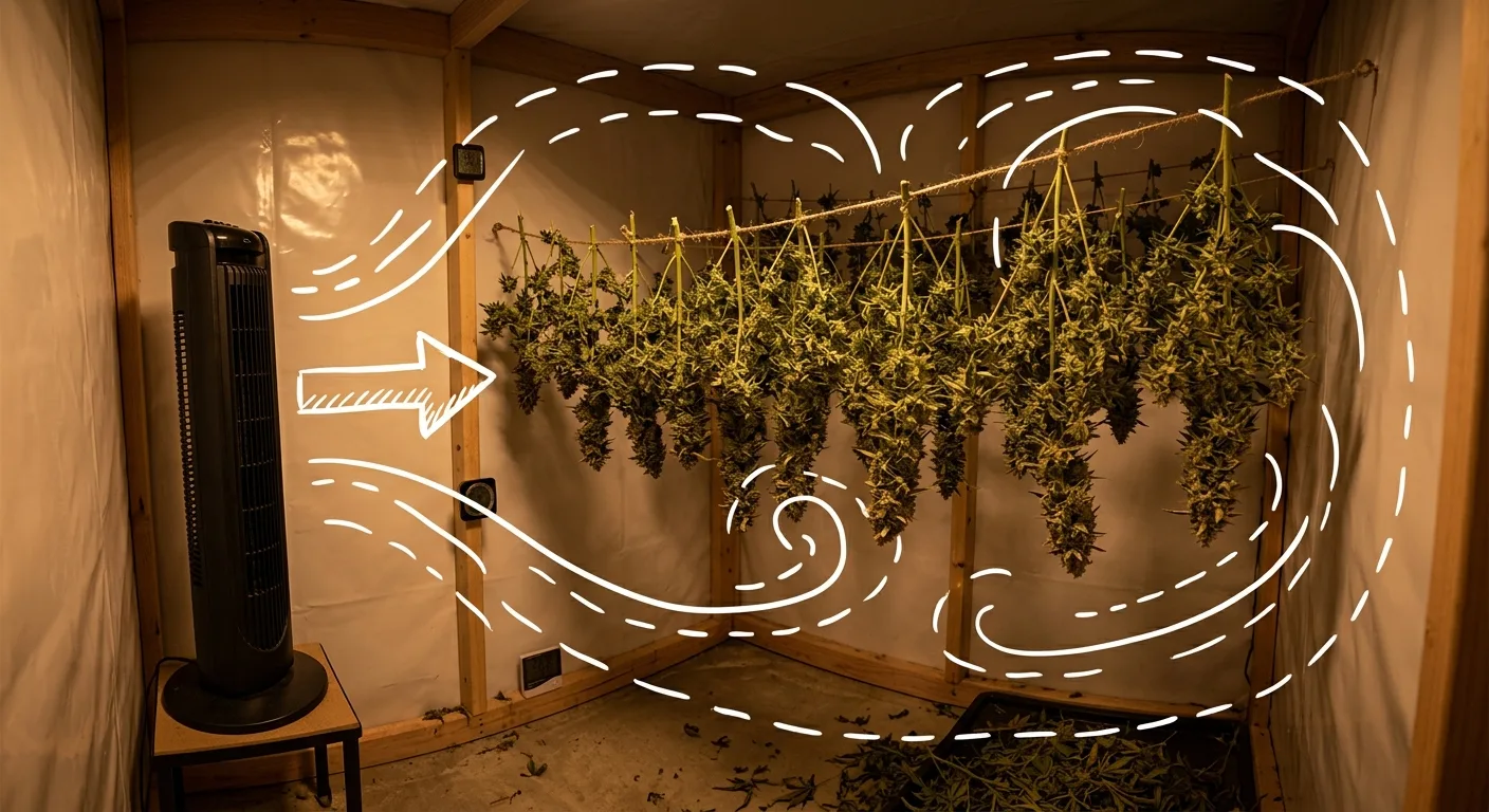 Airflow in the Drying Room: The Indirect Airflow Principle