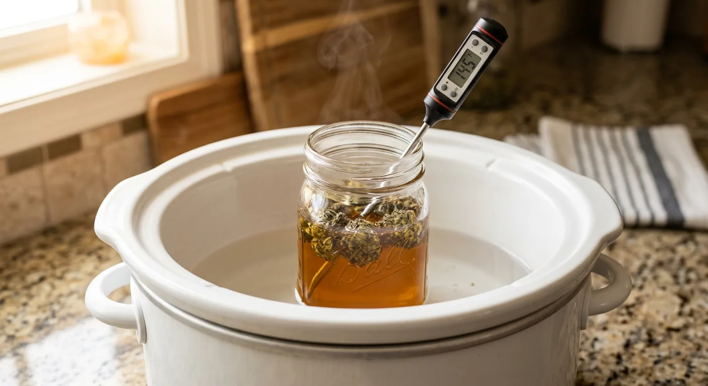 Method 1: Slow-Cooker Cannahoney (Lipid-Bypass)