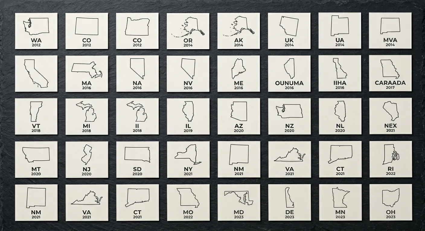 All 24 Recreational States: Current Status as of 2026