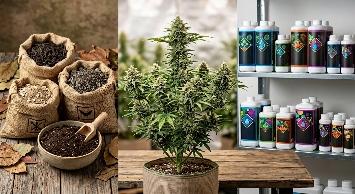 Organic vs Synthetic Cannabis Nutrients: Full Comparison
