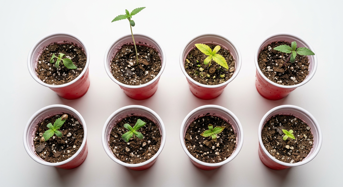 Cannabis Seedling Problems: Visual Diagnosis Guide (Week 1–2)