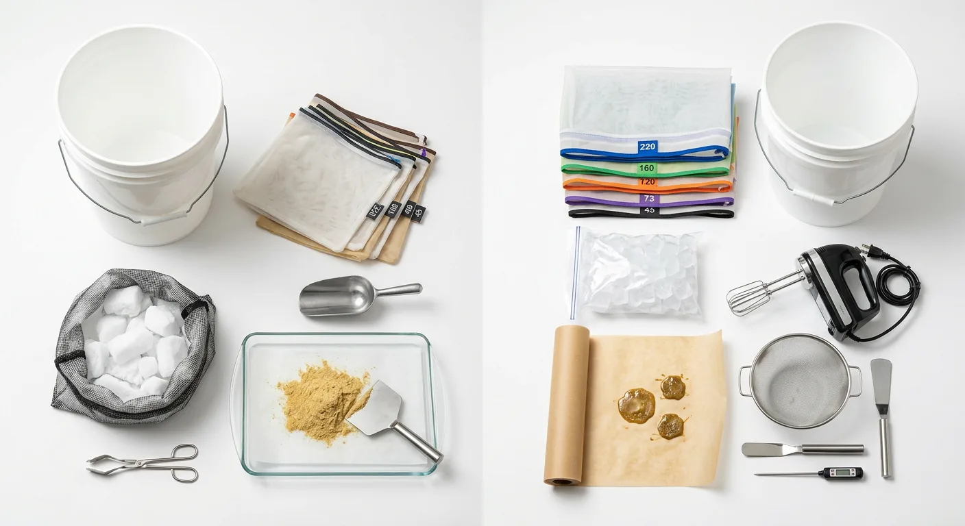 Head-to-Head Comparison: Dry Ice Hash vs. Bubble Hash