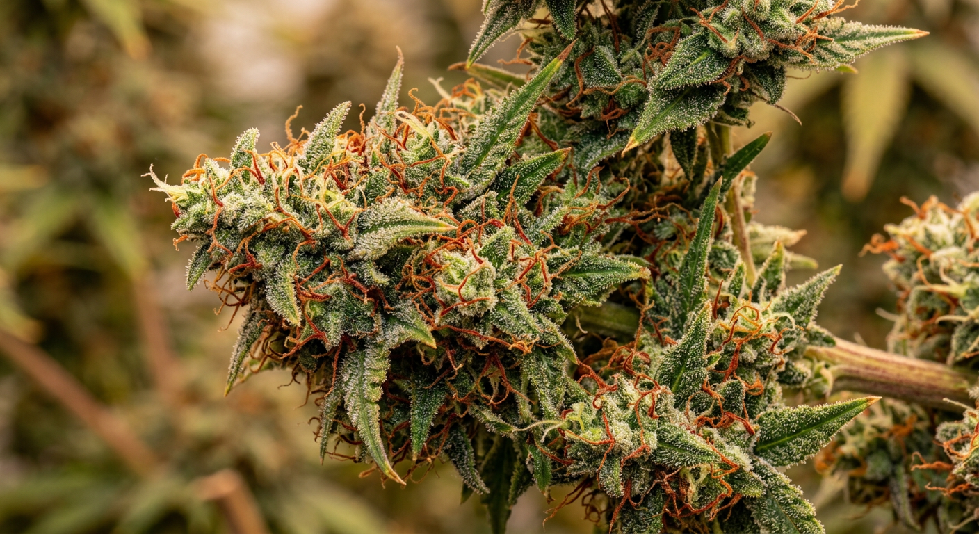  Red Dragon's striking pistil coloration — a visual hallmark of its Bhutanese landrace heritage