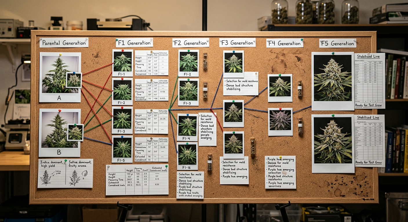 How F1 Cannabis Strains Are Created