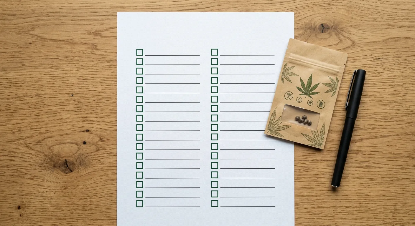 Quick-Reference: First-Timer's Seed Buying Checklist