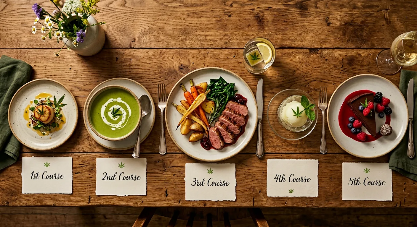 Step 4: Plan Your Infused Dinner Menu (5-Course Sample)