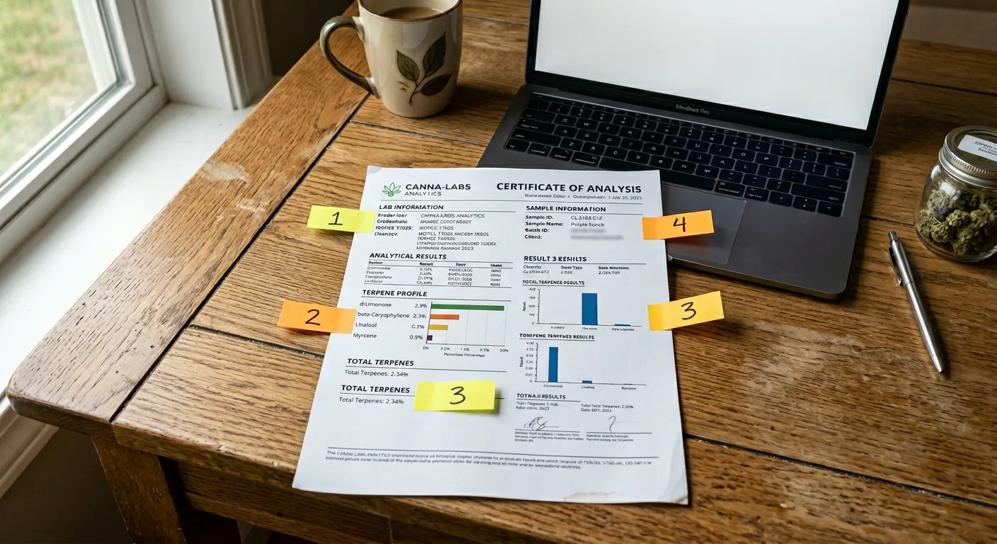 Step-by-Step: How to Read a Cannabis Terpene Lab Report