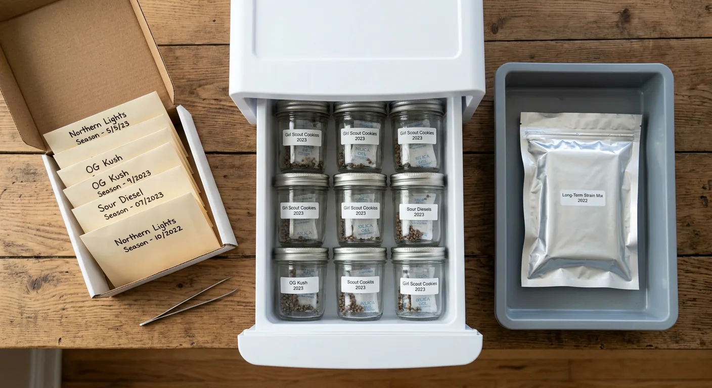 Storing Leftover Seeds Between Grows: The Practical Workflow