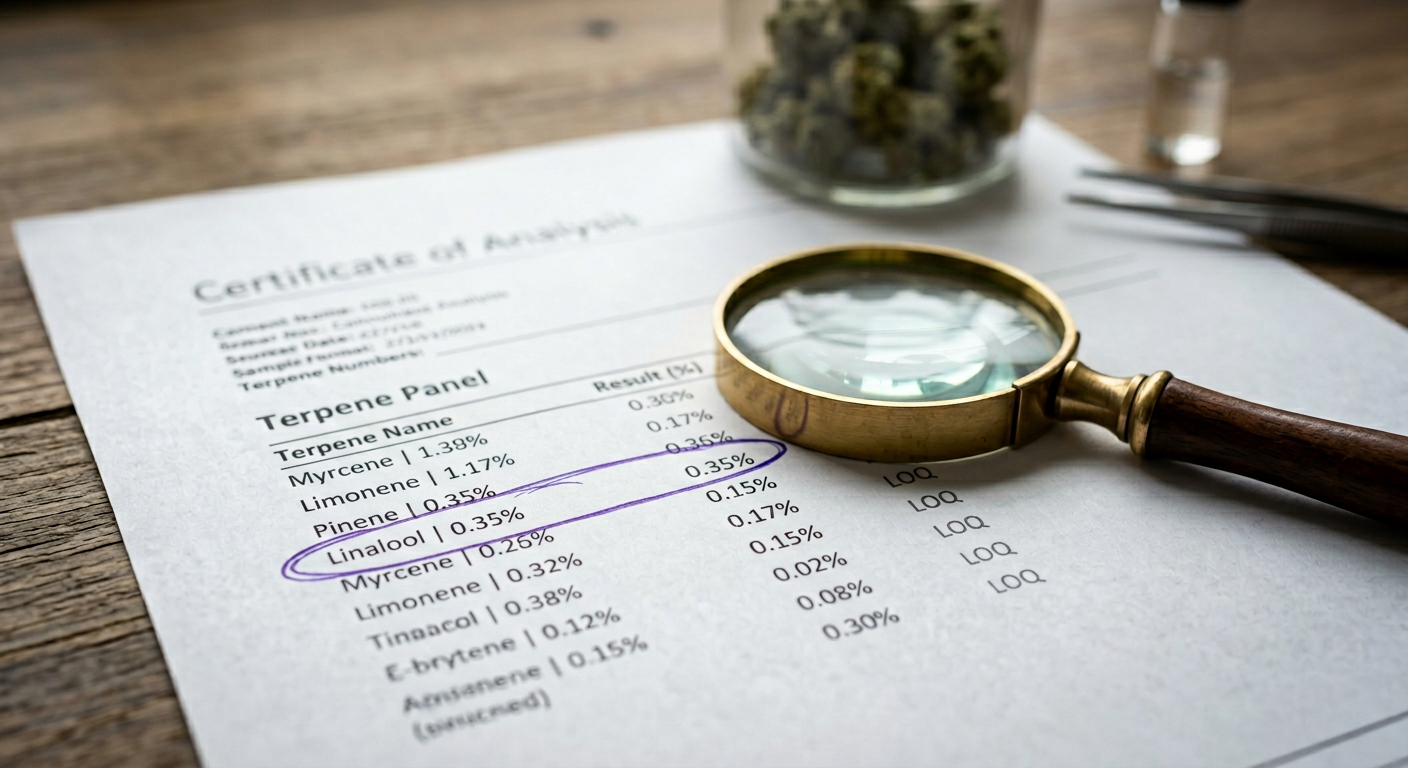 Linalool Concentration Guide: Reading Lab Reports