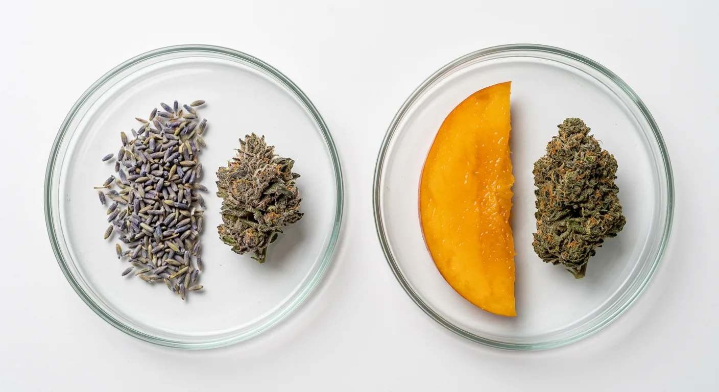 Quick-Reference: Linalool vs Myrcene Side-by-Side