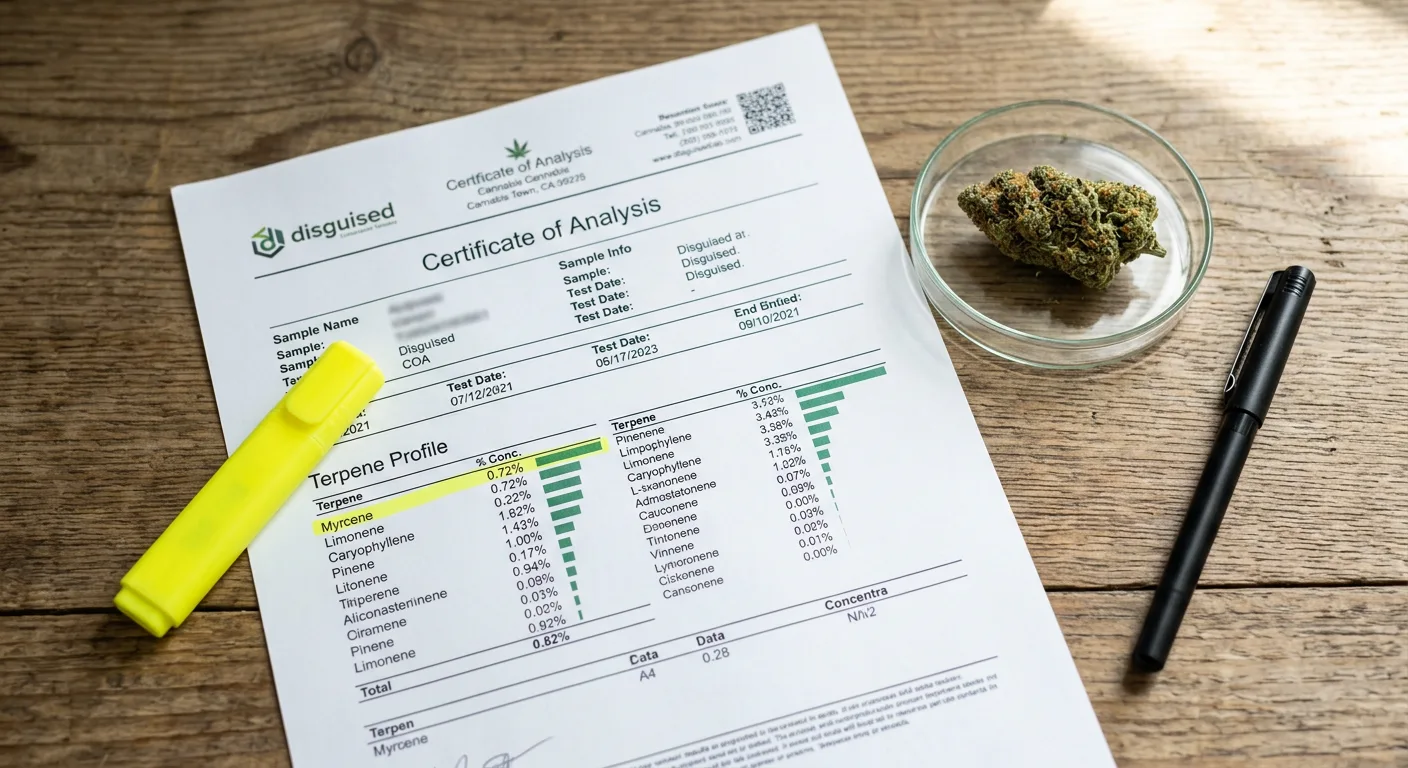 Reading Lab Reports for Myrcene: A Practical Buyer's Checklist