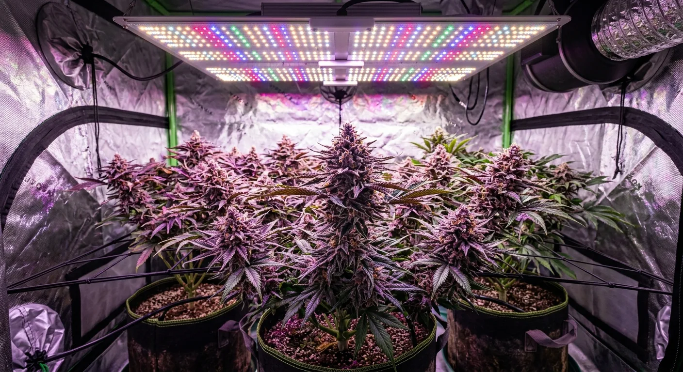 Light Spectrum and Purple Color Development