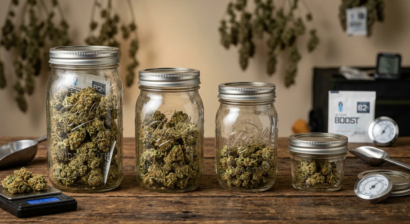Jar Sizing Guide: Match Your Jar to Your Harvest Weight