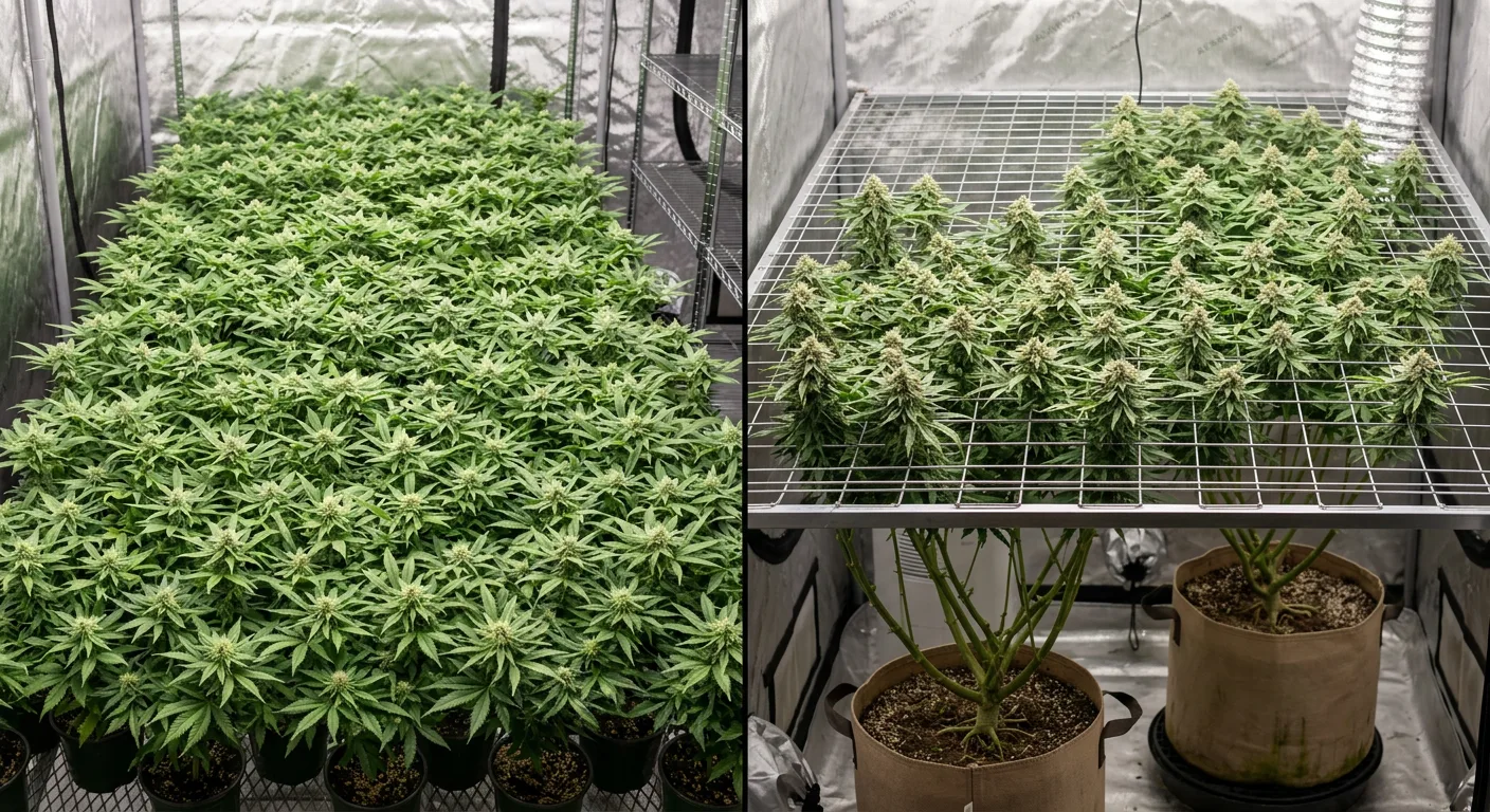 SOG vs SCROG: Which Method Fits Your Room?