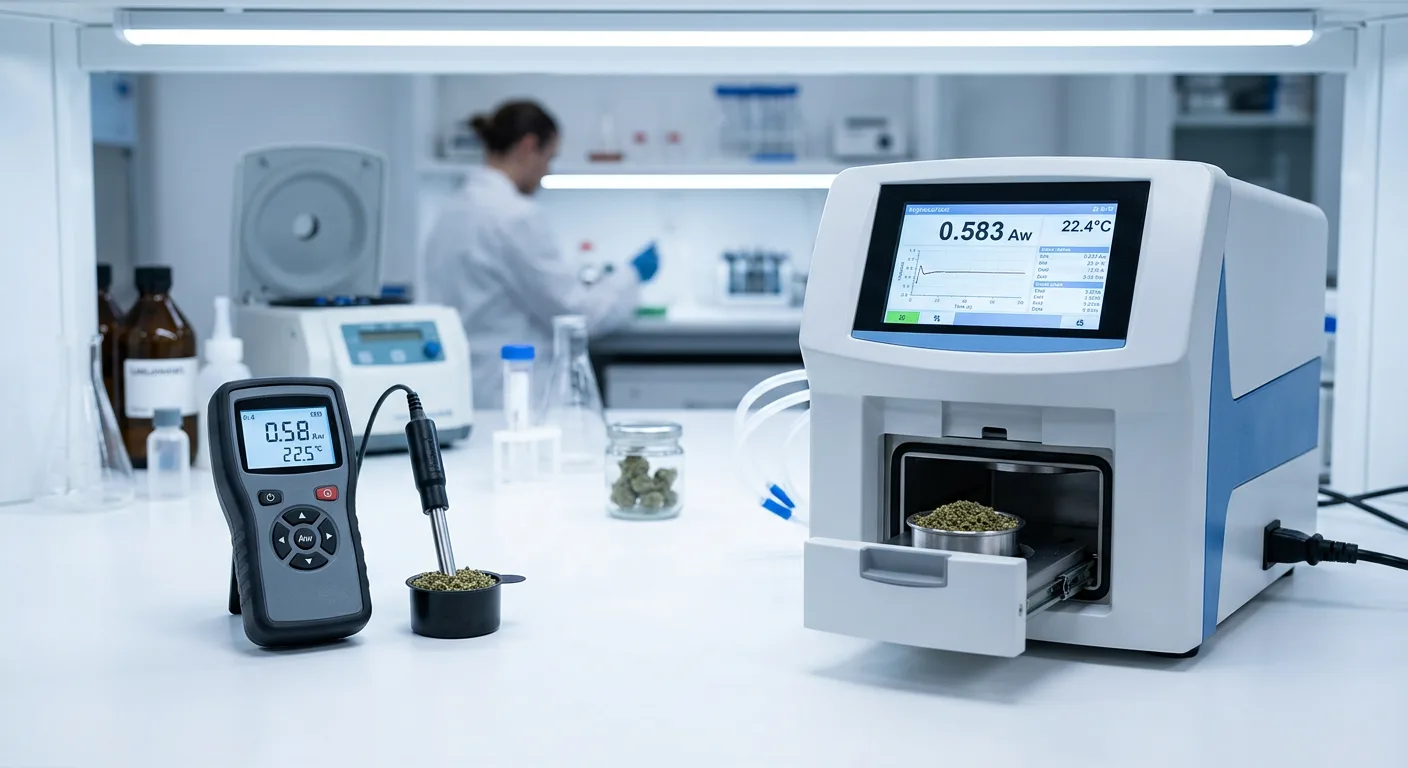 Cannabis Water Activity Meters: Home Grower Options vs. Lab Bench Units